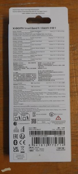 Vand bratara inteligenta Xiaomi Smartband 9 sigilata